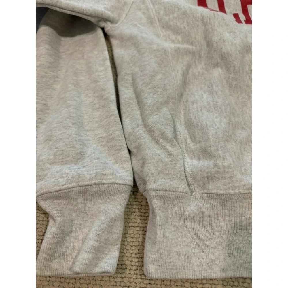 Vintage Champion Reverse Weave ALBRIGHT Heather Gray Sweatshirt M Cotton - Picture 4 of 7